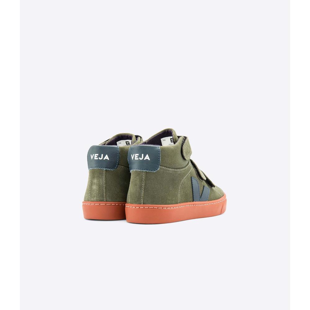 Veja ESPLAR MID SUEDE Vysoke Detske Olivovo Zelená | SK 694XYU